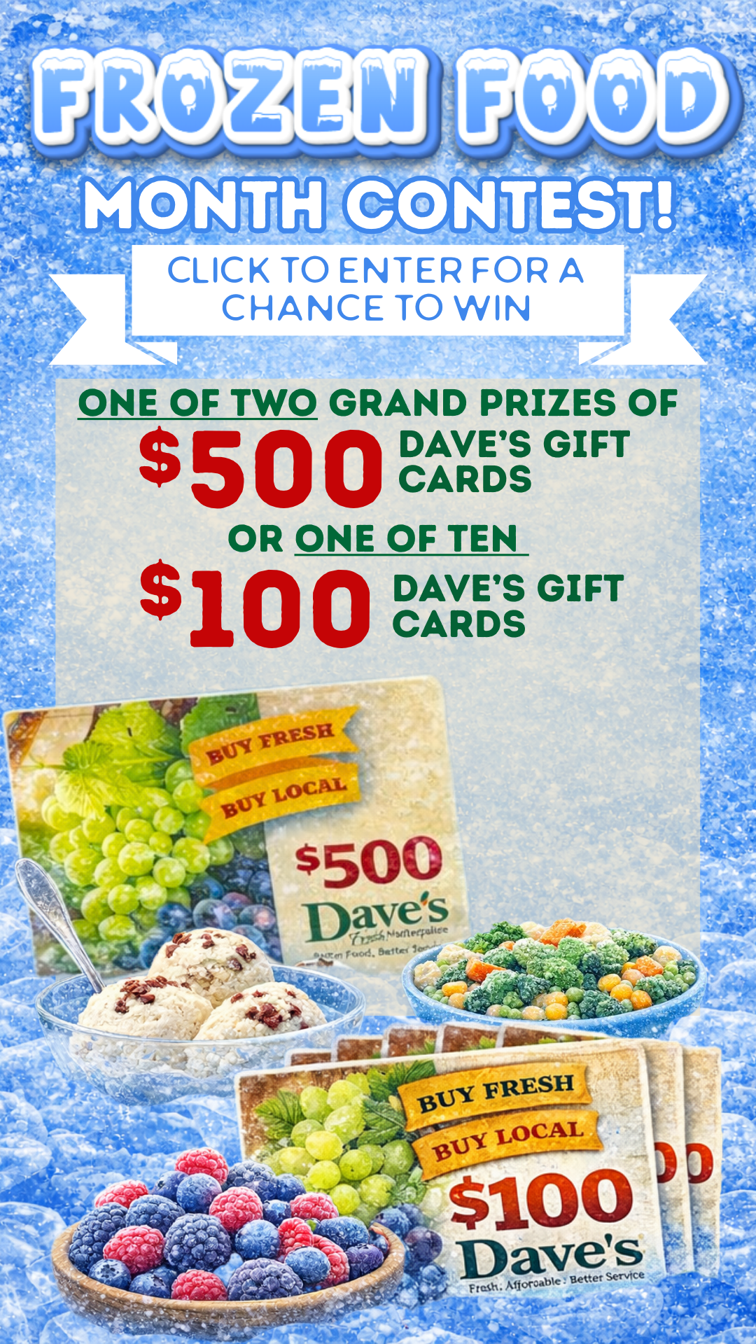Frozen Food Month Contest 